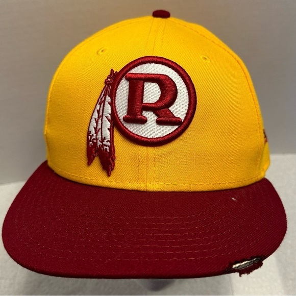 Washington Redskins NFL New Era 59fifty Fitted Hat Cap Historic Retro Throwback - Picture 2 of 9